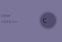 clever什么意思（rich and clever什么意思）