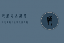 荷兰的首都是哪里？揭秘阿姆斯特丹与海牙的独特关系