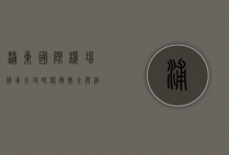 浦东国际机场停车全攻略，便捷、安全与经济的完美结合