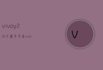 vivoy20t手机多少钱（vivoy20手机市场价格是多少）