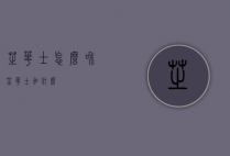 芝华士怎么和（芝华士加什么）
