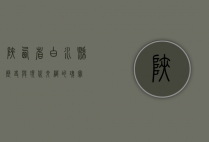 陕西省白水县，历史与现代交织的瑰宝