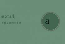 aroma是什么品牌（arsoa是什么牌子）