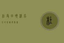 杜受田，晚清名臣的忠诚与智慧
