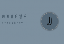 山西偏关县羊肉多少钱（西关牛羊肉）