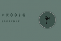 如何包包子图解（包包子详细教程）