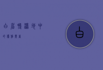 白眉鸭，湿地中的优雅舞者