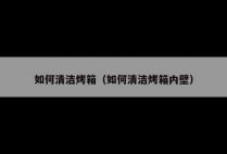 如何清洁烤箱（如何清洁烤箱内壁）