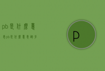 pb是什么意思（pb是什么意思跑步）
