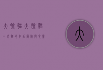 大脸猫大脸猫，一只猫的奇幻冒险与心灵治愈之旅