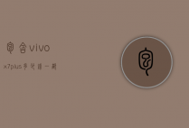 包含vivox7plus多少钱一部的词条