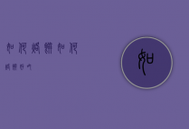 如何烙饼（如何烙饼好吃）