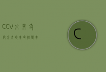 CCV，未来支付方式的革命性变革