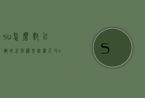 su怎么对已做的矩形模型设置尺寸（su怎么规定矩形尺寸）