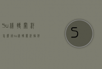 Su线转栏杆怎么用（su线转栏杆插件怎么用）