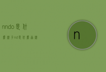 nndo是什么牌子（nd是什么品牌）