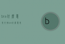 bra什么意思（女性bra什么意思）