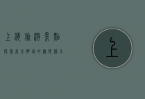 上海旅游景点，探索东方明珠的无限魅力