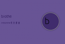 biothermhomme是什么牌子的简单介绍