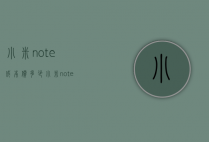 小米note成本价多少（小米note价格多少）
