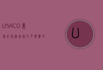 USACO，美国计算机奥林匹克竞赛的挑战与机遇