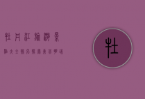 牡丹江旅游景点大全排名，探索东北明珠的绝美风光