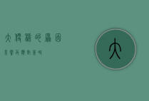 大便稀的原因、影响及应对策略