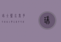 瑞士蓝水鬼多少钱（瑞士买水鬼多少钱）