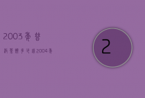 2003年普洱茶饼多少钱（2004年普洱茶饼价格）
