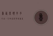 鲁西黑头羊多少钱一只（哪里能买到鲁西黑头羊）