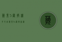 苹果5置换机多少钱（苹果5s置换新机多少钱）