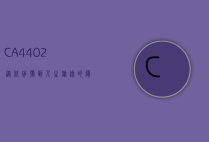 CA4402，从航班号到人生旅途的隐喻