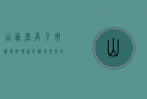 山西省高平市，历史与现代交织的文化名城
