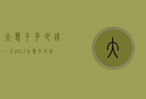 大葱子多少钱一斤2017（大葱多少钱一斤呀）