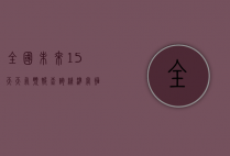 全国未来15天天气预报查询，精准掌握天气变化，提前规划生活与出行