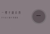 一体手机后壳多少钱（手机外壳价格）