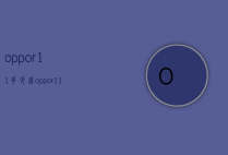 oppor11多少钱（oppor11多少钱实体店）