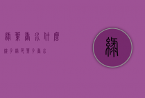 绿叶香水什么牌子（绿色叶子香水）