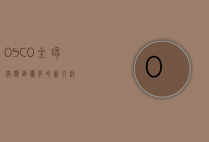 OSCO，全球供应链优化的新引擎