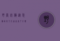 野营必备，从装备到技巧，打造完美户外体验