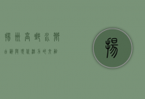 扬州高邮，水乡古韵与现代活力的交融
