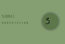 3U8841，探索科技与未来的交汇点
