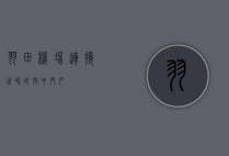 羽田机场，连接世界的空中门户
