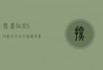 探索9c8579，数字背后的神秘与意义