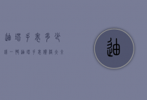 迪塔手表多少钱一快（迪塔手表价格大全）