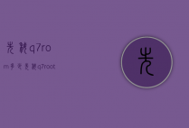 先科q7rom多少（先科q7 root）