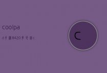coolpad手机8420多少钱（coolpad8702的手机）
