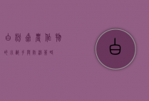 白粉虱，农作物的小敌手与防治策略