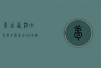 梦幻西游dt怎么加点（梦幻wdd加点）