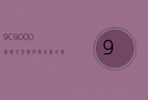 9C9000，解码未来科技与创新的密码